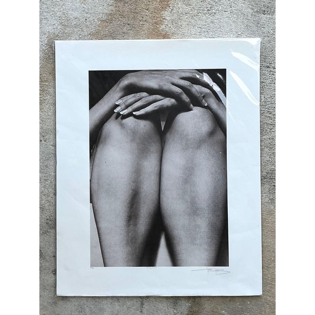Mid-Century Modern Vintage Signed Photographic Art Print For Sale - Image 3 of 12