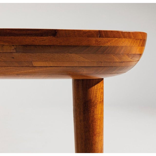 Mid-Century Modern Vintage Coffee Table in Walnut by Giorgio Raponi, 1950s For Sale - Image 3 of 8