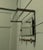 1930s Arts and Crafts French Brass Hall Mirror with Shelf and 3 Coat Hooks, 1930 For Sale - Image 5 of 7