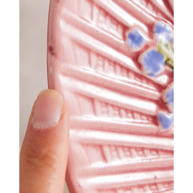 1920s Art Nouveau 11.5 Inch Schramberg Majolica Plate For Sale - Image 10 of 14