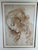 Cream Large Framed Leonardo Da Vinci "Head of a Woman" (La Scapigliata) Fine Art Print For Sale - Image 8 of 12