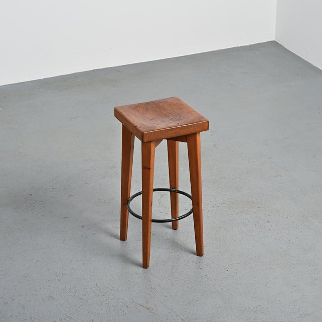 High Stool from Christian Durupt, 1960s For Sale - Image 9 of 15