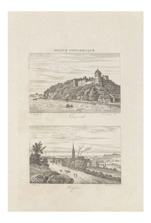 Unknown, Cityscapes, France Pittoresque, Etching, 19th Century