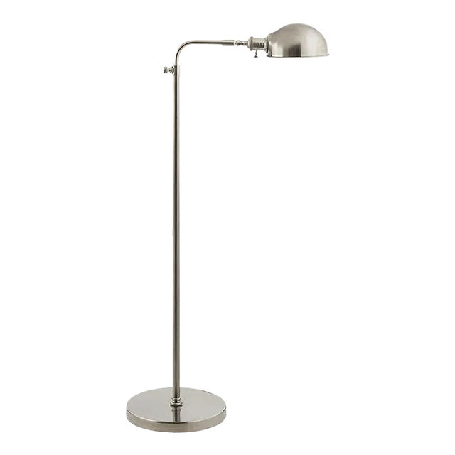 Visual Comfort Signature Old Pharmacy Floor Lamp in Antique Nickel For Sale