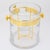 Guzzini Crystal and Gold Plate Barware Champagne Ice Bucket Cooler, circa 1970 For Sale - Image 9 of 15