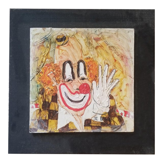 Vintage Del Forsloff Oil on Masonite For Sale