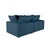 2020s Cali Navy Performance Fabric Modular Loveseat For Sale - Image 5 of 7