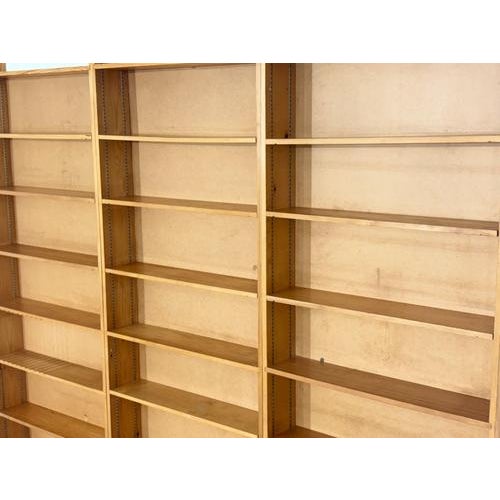 For sale is a beautiful, spacious bookcase from the 1960s, consisting of three sections. The bookcase is crafted from...