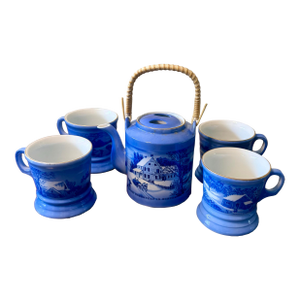 Mid 20th Century Currier & Ives Tea Set - Set of 5