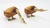 Offering a rare pair of hand-crafted Italian 1970s Brass & African bamboo beaded duck sculpture figurines by Tarzia -...