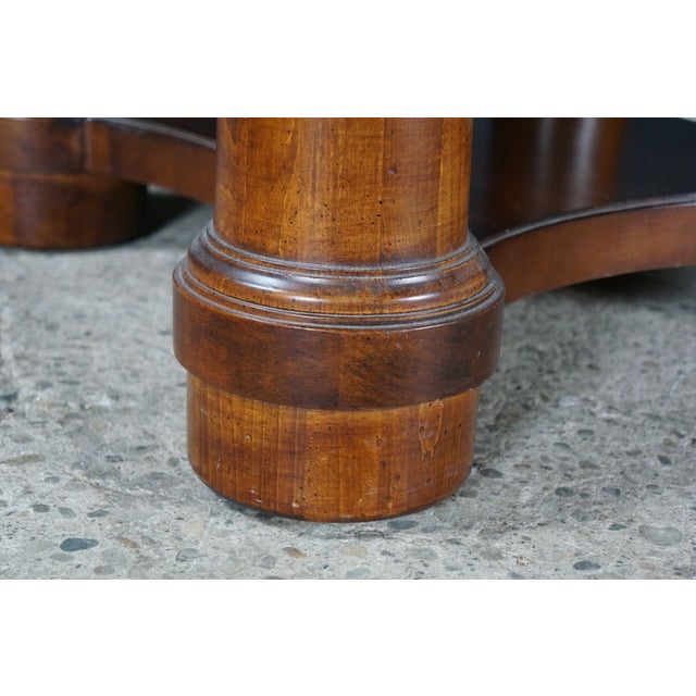 Ethan Allen American Empire Matchbook Cherry Extendable Neoclassic Dining Table For Sale - Image 15 of 18