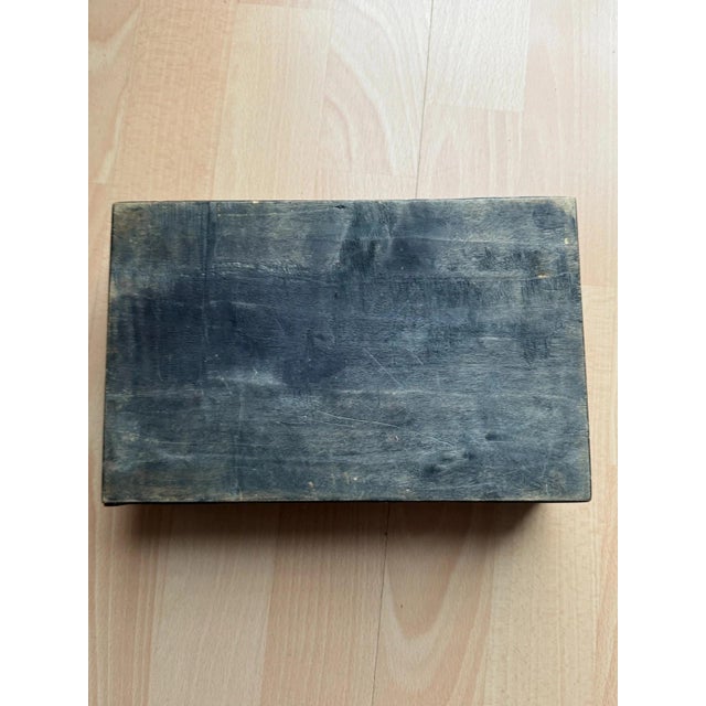 Black Black Lacquered Wooden Box For Sale - Image 8 of 13