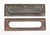 Vintage spring loaded mail slot that opens inward at 45 degrees to allow mail through. Made of pressed brass with a patina...