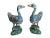 A pair of Chinese cloisonné duck form censers from the 20th century. Both in remarkable condition showing exceptional...