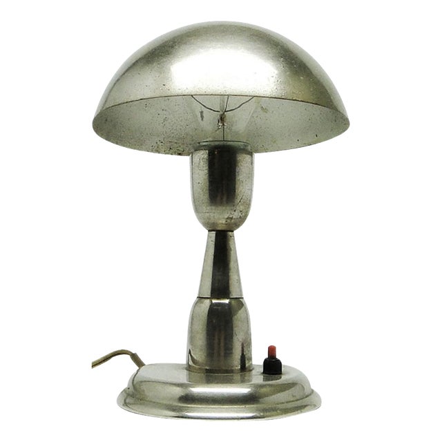 Art Deco Table Lamp by A. Gałecki, Poland, 1960s For Sale