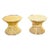 Pair 1970s Sheaf of Wheat Rattan Side Tables, McGuire For Sale