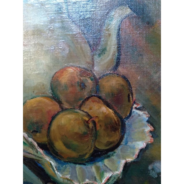 An original 1926 oil painting on board by American artist Frank Calvin Osborn (1887–1948). Executed in an early American...