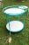 1960s Tropitone Turquoise Circular Cart For Sale In New York - Image 6 of 9