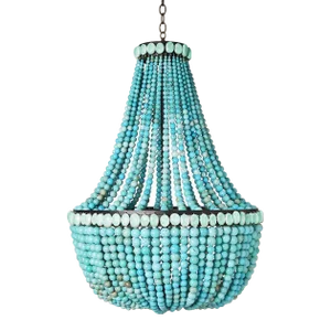 Marjorie Skouras Celeste Turquoise Empire Chandelier