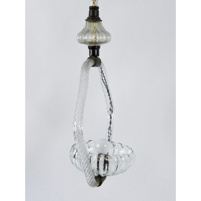 Mid-Century Pendant Lamp from Barovier & Toso, Italy, 1950s For Sale - Image 12 of 18