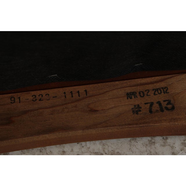 Set of 4 Stickley Mission Cherry Leather Dining Chairs For Sale - Image 18 of 18