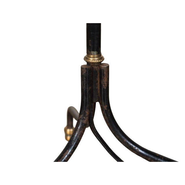 Late 19th Century Antique Iron Floor Lamp For Sale - Image 5 of 5