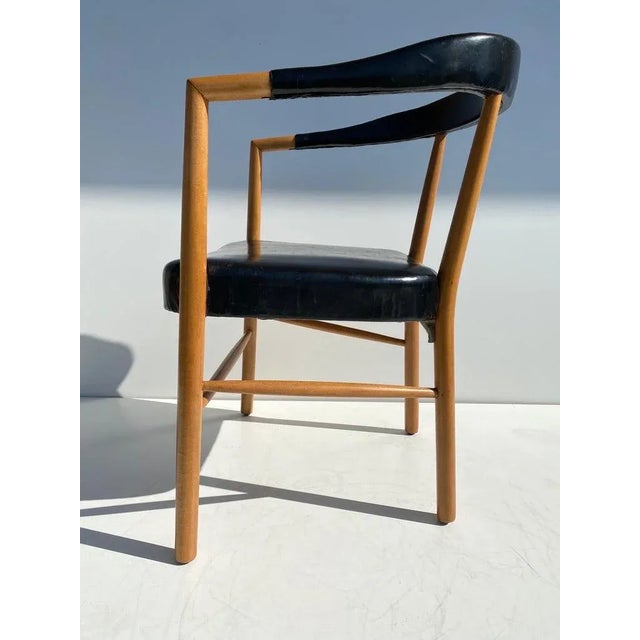 Brown 1950s United Nations Armchairs Attributed to Jacob Kjaer - A Pair For Sale - Image 8 of 13