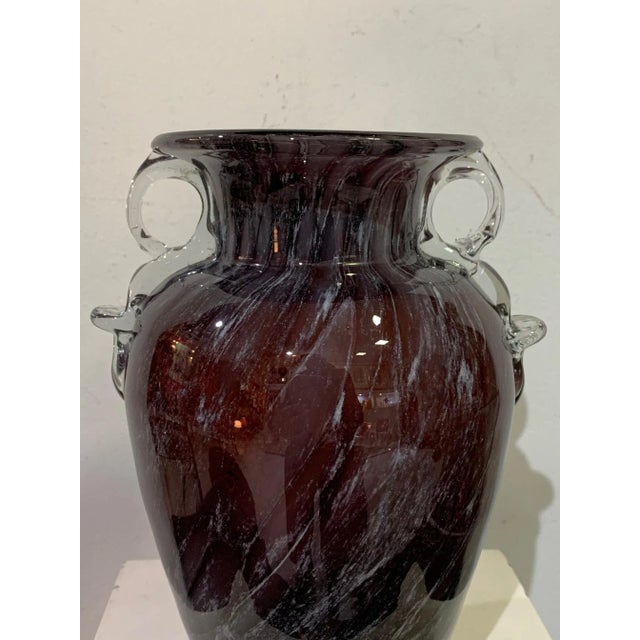 1970s Murano Glass Vase For Sale - Image 5 of 10