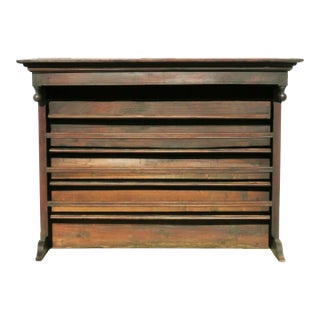 19thC Antique English or French Plate Rack For Sale