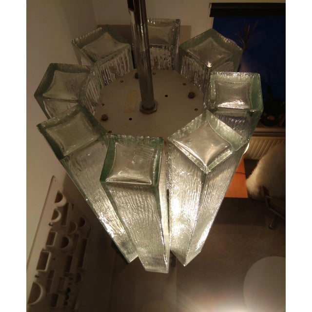 Glass Pendant Lamp from Doria, 1970s For Sale - Image 10 of 11