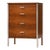 1960s Refinished Paul McCobb for Calvin Walnut Dresser Nightstand Chest For Sale