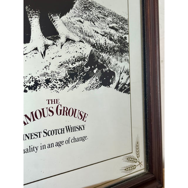 Vintage Advertising Mirror from Famous Grouse, 1970s For Sale - Image 10 of 17