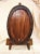 French 1920s Tabletop Oak Rum Barrel on Stand For Sale - Image 3 of 9