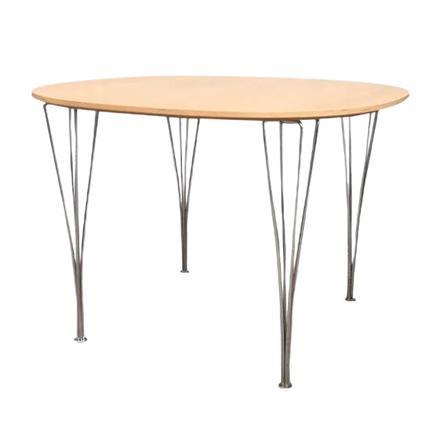 Vintage Dining Table by Piet Hein & Bruno Mathsson for Fritz Hansen For Sale