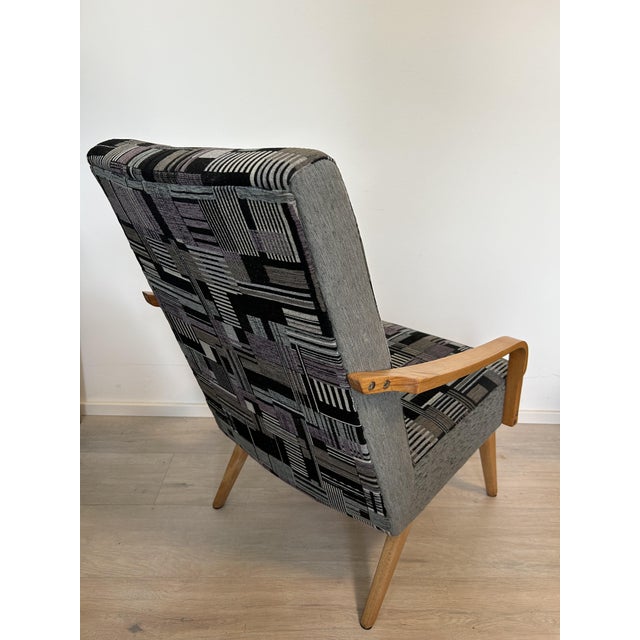 Set of Mid-Century Lounge Armchairs by Jiri Jiroutek, Czechoslovakia, 1960s For Sale - Image 11 of 14