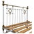 Antique Victorian Brass and Iron King Size Bed, 1800s For Sale - Image 3 of 8