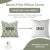 Not Yet Made - Made To Order Fabdivine Uday Pattern Hand Printed Linen Blend Pillow Cover- 12x20 For Sale - Image 5 of 5