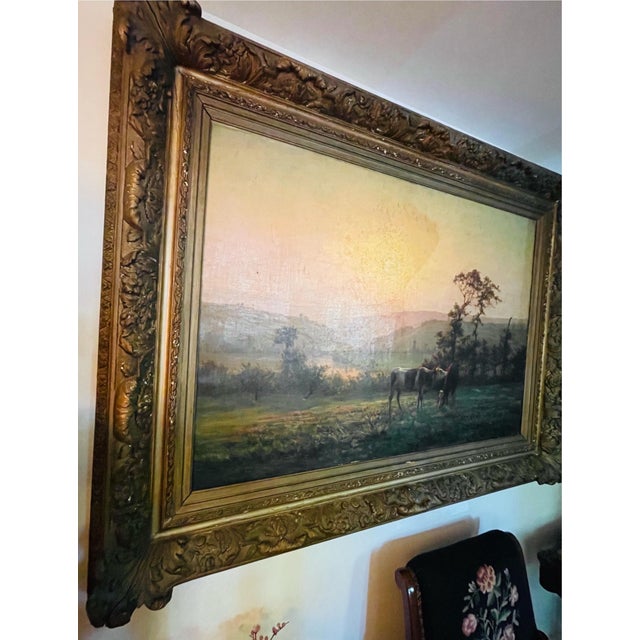 Felix Planquette XL Oil on Canvas 1906 For Sale In New York - Image 6 of 14