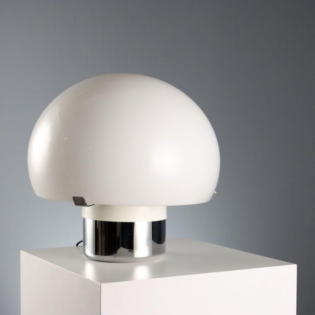 Vintage Mushroom-Shaped Table Lamp in Plastic, 1970s For Sale - Image 6 of 8