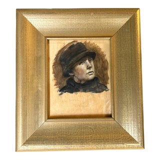 Contemporary Original Georgia O’Keeffe Portrait Painting by Stephen Heigh For Sale