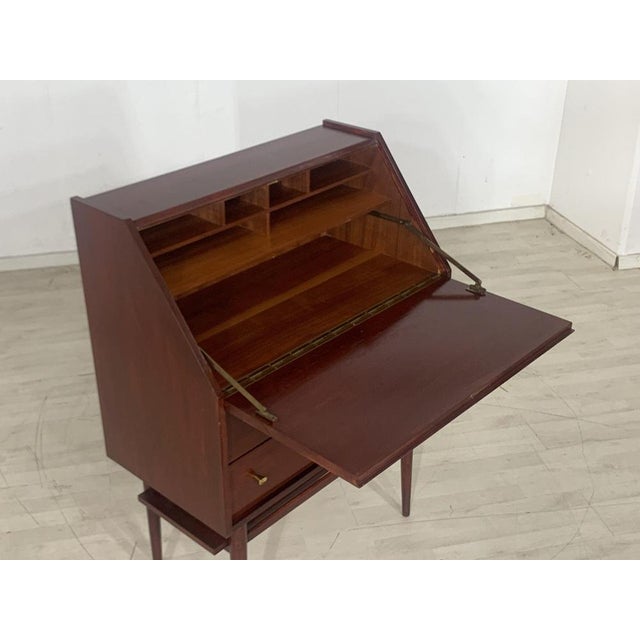 Vintage Wooden Secretary, 1960s For Sale - Image 5 of 10