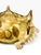 Antique Zoomorphic Amber Glass Bowl With Three Fish and Enamel Decoration, Attributed to Auguste Jean, Moser Style C. 1880 For Sale - Image 11 of 14