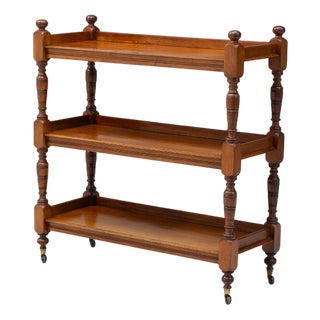 Victorian Walnut Buffet, 1890s For Sale