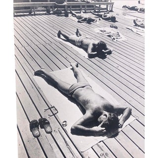 1988 Press Photo of Sailors Sun Bathing For Sale
