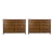 Large Organic Coastal Faux Bamboo Rattan Chest / Commode / Cabinet For Sale