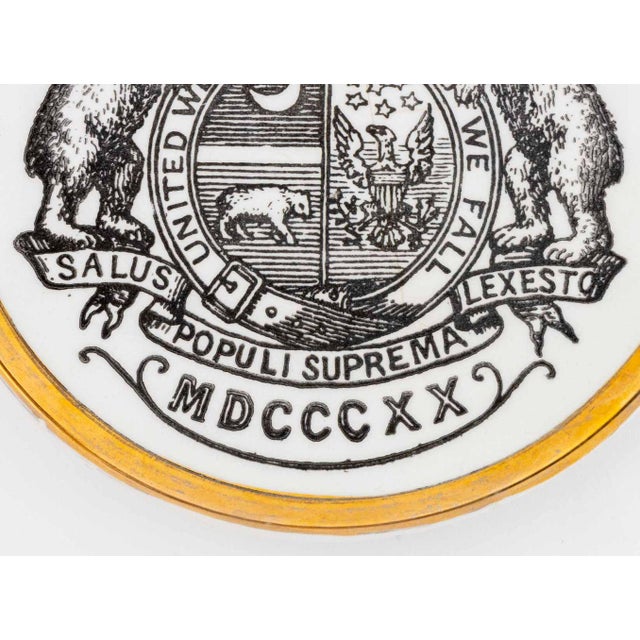 Fornasetti Porcelain Tableware, 3 Pcs. For Sale - Image 14 of 16