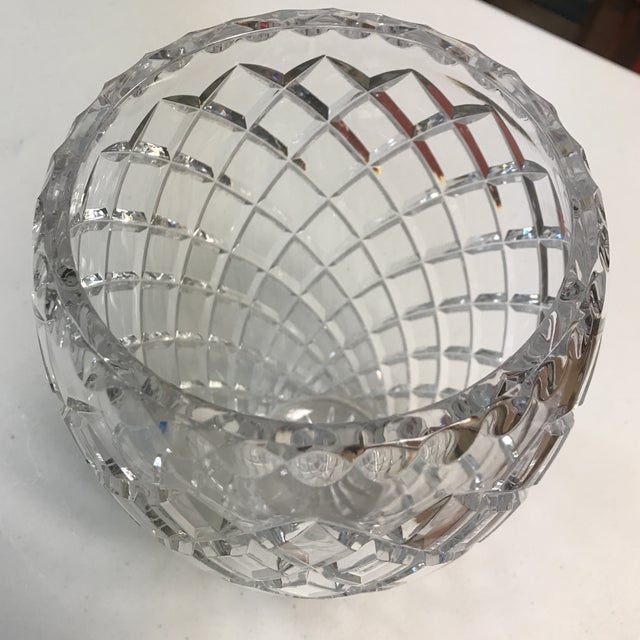 Ceska Clear Crystal Vase Chairish