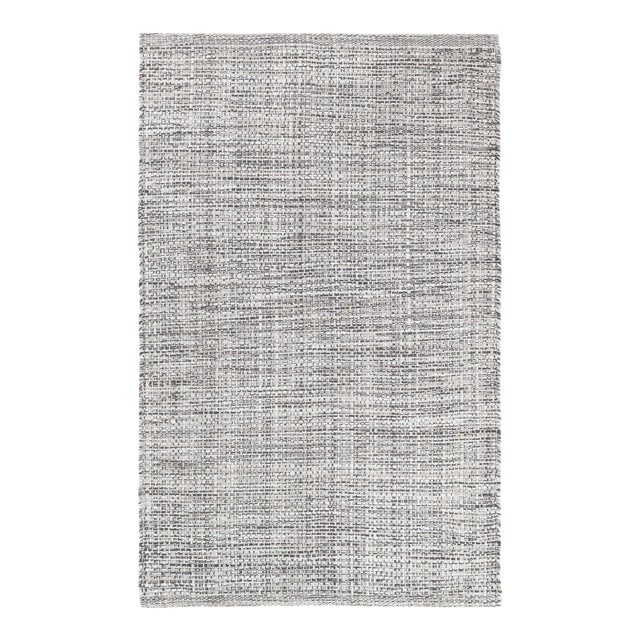 Dash & Albert by Annie Selke Fusion Grey Indoor/Outdoor Rug, 8' 6" x 11' 6" For Sale
