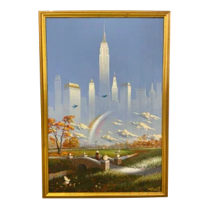 Framed Steve R. Dodd Sci-Fi Fantasy Illustration Painting