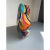 Abstract Oval Vase in Murano Glass by Simoeng For Sale - Image 6 of 7